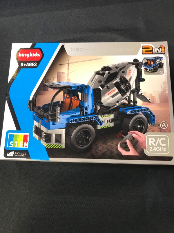 Photo 2 of STEM Construction Truck Toys, Crane Truck Building Set with Remote Control, Fun Educational, Engineering Toys for Kids, oldsst Birthday, Christmas Toys for Boys and Girls Ages 6 7 8 9 10-12 Years Old
