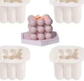 Photo 1 of 
YASUOA 4 Pack Candle Mold Silicone 3D Homemade Beeswax/Crayon Mould