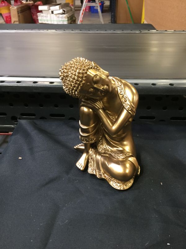 Photo 2 of 
Carefree Fish Sleeping Buddha Statue Wall Home Buda Figurine Zen Decor Meditation