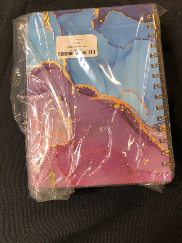 Photo 3 of 2022-2023 Planner - 2022-2023 Academic Weekly Monthly Planner with Tabs, 6.3" x 8.4", July 2022 - June 2023, Hardcover with Back Pocket + Thick Paper + Twin-Wire Binding - Pink Purple Marble. 3 Pack