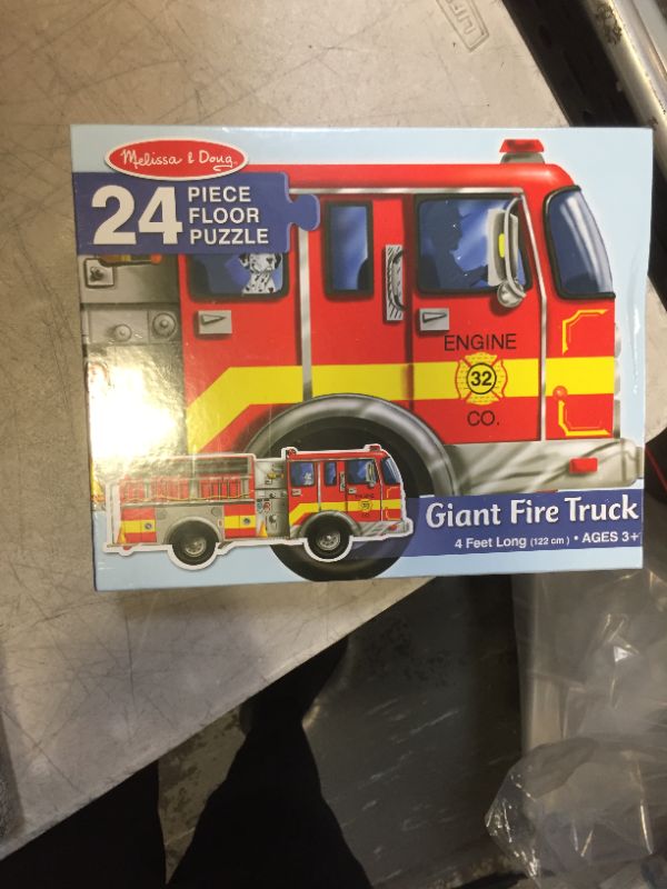 Photo 2 of 
MELISSA & DOUG FLOOR PUZZLE GIANT FIRE TRUCK, 24piece (4Feet long)