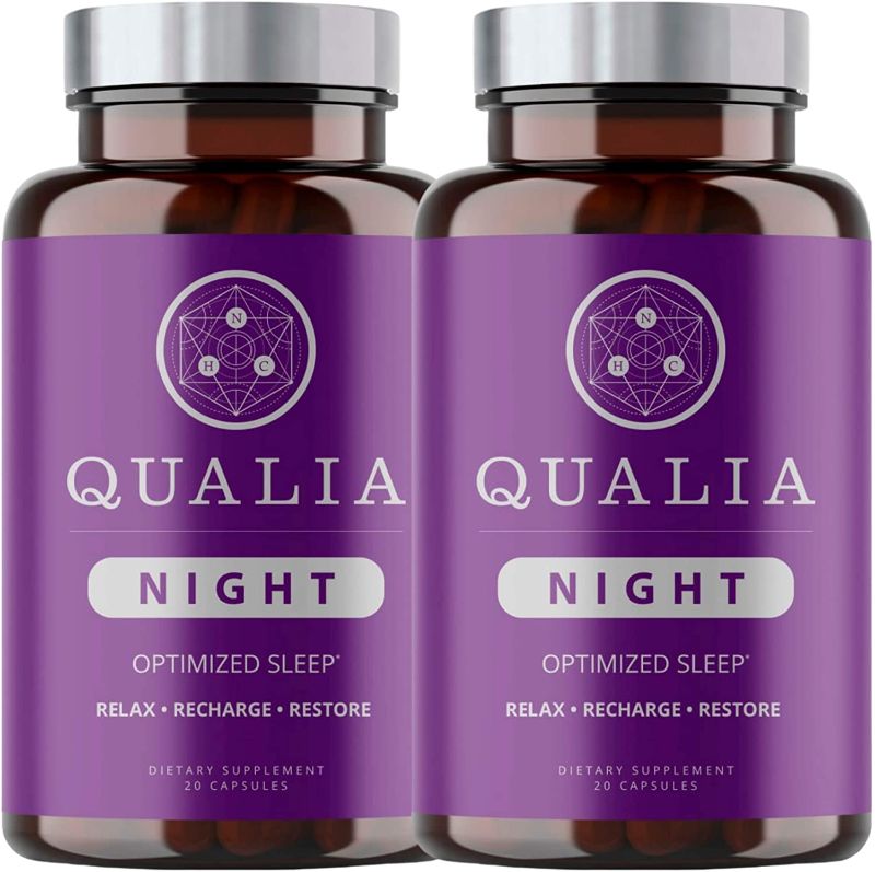 Photo 1 of Qualia Night Sleep Aid | Sleep Supplement for Enhanced Natural Sleep for Adults | Support Deep Refreshing Sleep, Recovery, and Brain Performance (40 Count) exp 2/23