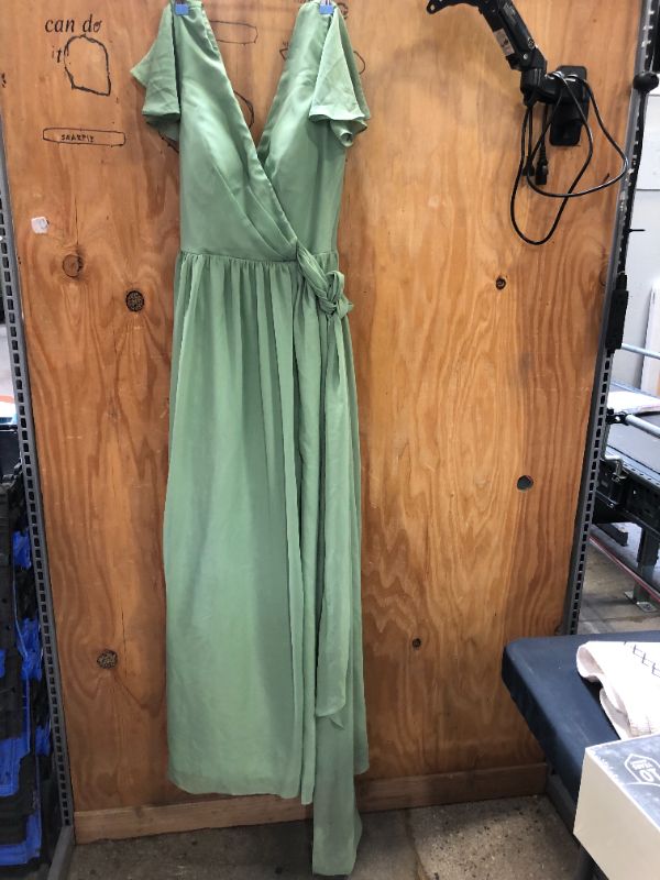Photo 1 of  Women's Maxi Dress- Green  Size  3XL