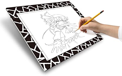 Photo 1 of Litup Kids Light Box Ultra Thin Mini Size A5 9.8"×7.64" LED Artcraft Tracing Light Pad Artists Drawing Light Board for Sketching Animation Designing Stencilling - LPS5