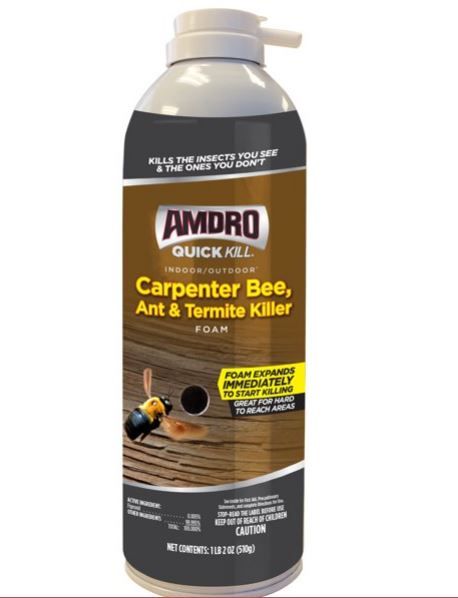 Photo 1 of Amdro Quick Kill Carpenter Bee, Carpenter Ant & Termite Killer Foam; 18 oz.
