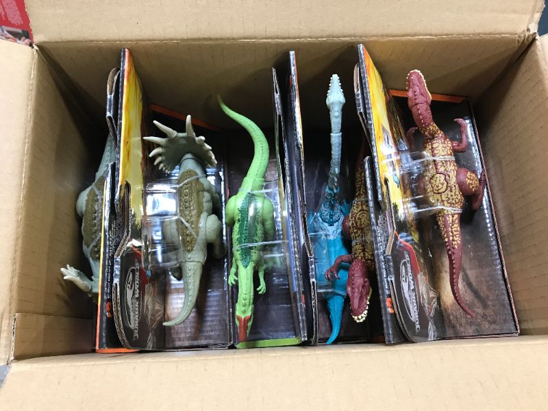 Photo 7 of Jurassic World Fierce Force Camp Cretaceous Authentic Dinosaur Strike Motion Action Figure, Movable Joints, Gift Fans 3 Years & Older - 4 Different Models 
