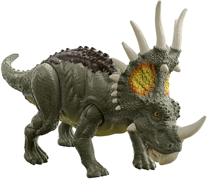 Photo 5 of Jurassic World Fierce Force Camp Cretaceous Authentic Dinosaur Strike Motion Action Figure, Movable Joints, Gift Fans 3 Years & Older - 4 Different Models 
