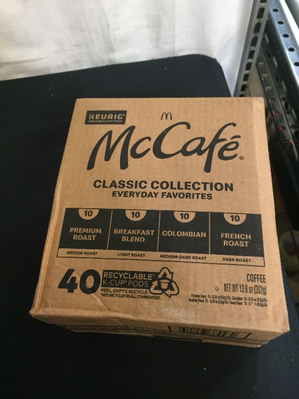 Photo 3 of 40 Ct Mccafé Classic Collection Variety Pack K-Cup® Pods. Coffee - Kosher Single Serve Pods EXP apr 28 2022
