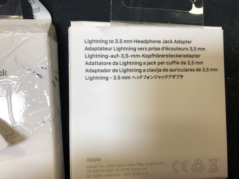Photo 3 of Apple MU7E2AM/A USB-C to 3.5 mm Headphone Jack Adapter  3pack