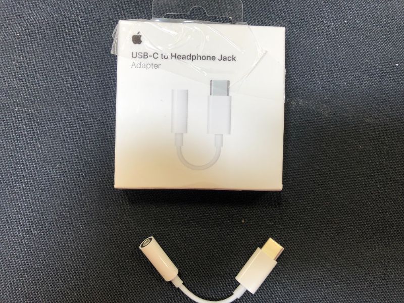 Photo 2 of Apple USB-C to 3.5mm Headphone Jack Adapter - MU7E2AM/A 3pack