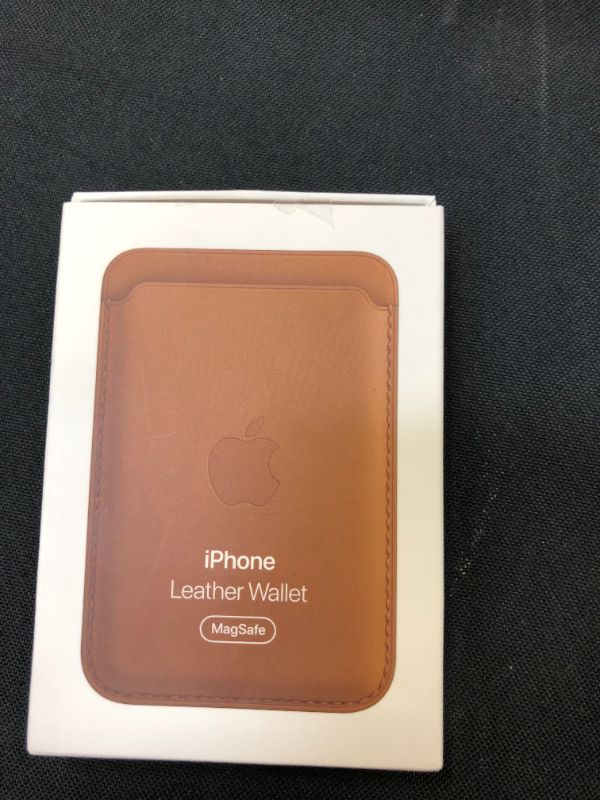 Photo 3 of Apple Leather Wallet with MagSafe (for iPhone) - Now with Find My Support - Golden Brown