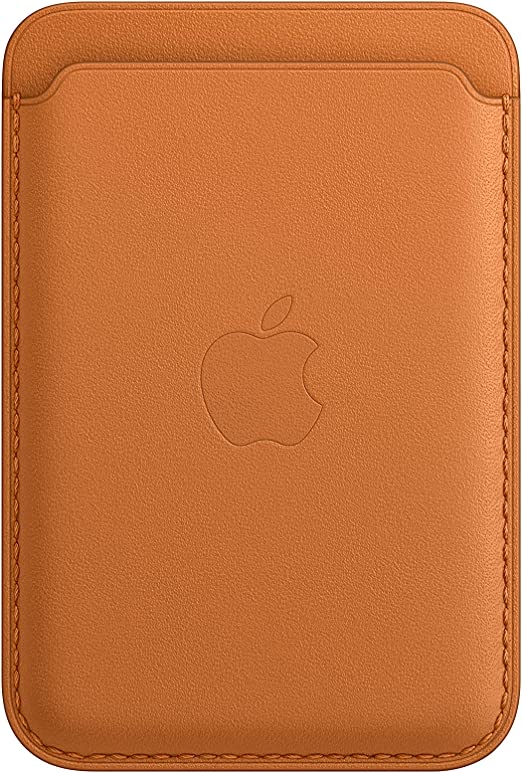 Photo 1 of Apple Leather Wallet with MagSafe (for iPhone) - Now with Find My Support - Golden Brown