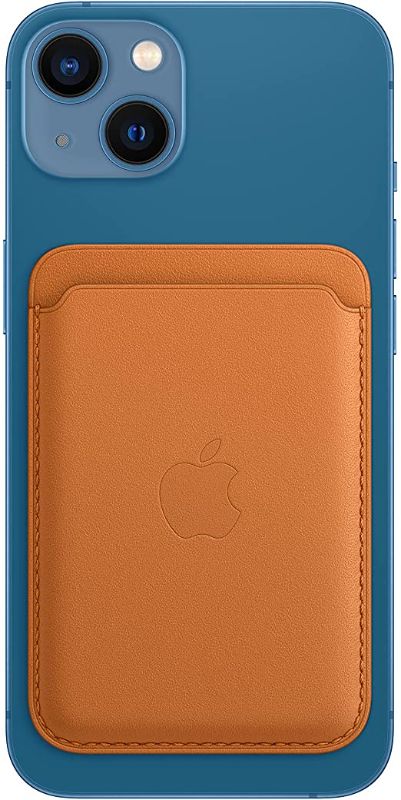 Photo 2 of Apple Leather Wallet with MagSafe (for iPhone) - Now with Find My Support - Golden Brown