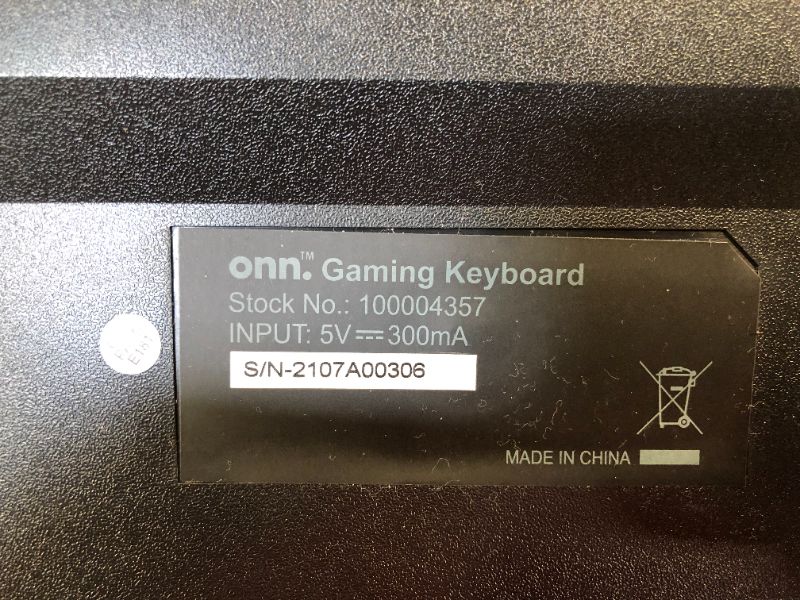 Photo 3 of ONN RGB Mechanical Gaming Keyboard 104 Keys With Magnetic Arm Rest