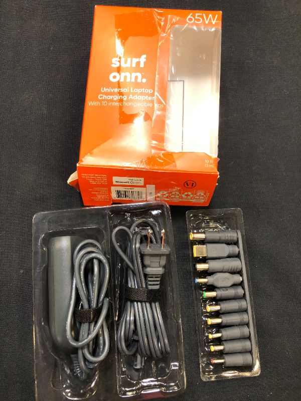 Photo 2 of  65W “ONN” Universal Laptop Charging Adaptor w/10 Changeable tips