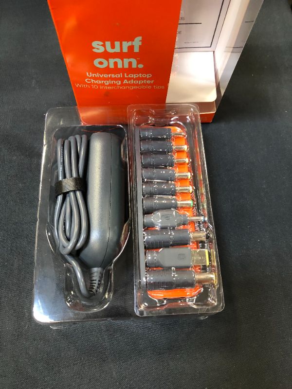 Photo 2 of Brand New 65W “ONN” Universal Laptop Charging Adaptor w/10 Changeable tips