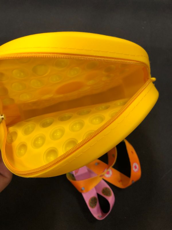 Photo 2 of Bag for Girls Push Bubble Its Purse Sensory Bags Hangbag Wallet for Year Old Teenage Gift Girl Yellow Octopus