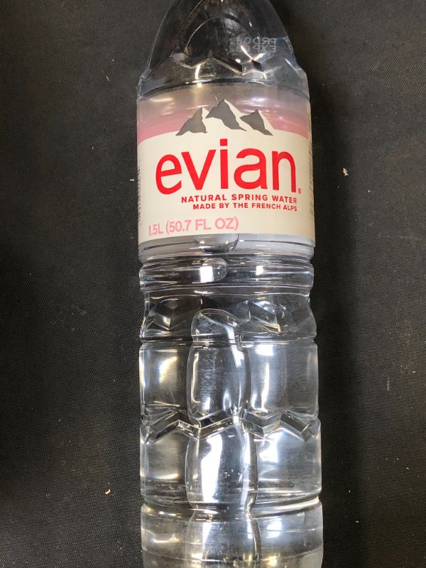 Photo 3 of 9 Count Evian Spring Water, 50.7 Fluid Ounce BB - 8 / 2023
