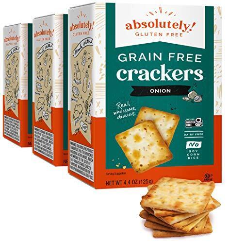 Photo 1 of Absolutely Gluten Free Toasted Onion Crackers Pack of 3