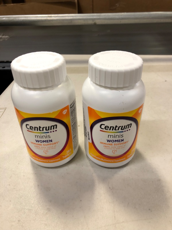 Photo 2 of 2 CT Centrum Minis Women's Daily Multivitamin For Immune Support With Zinc And Vitamin C, 280 Mini Tablets, 140 Day Supply