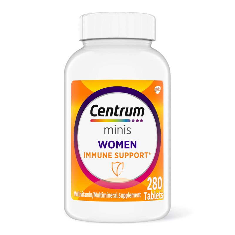 Photo 1 of 2 CT Centrum Minis Women's Daily Multivitamin For Immune Support With Zinc And Vitamin C, 280 Mini Tablets, 140 Day Supply