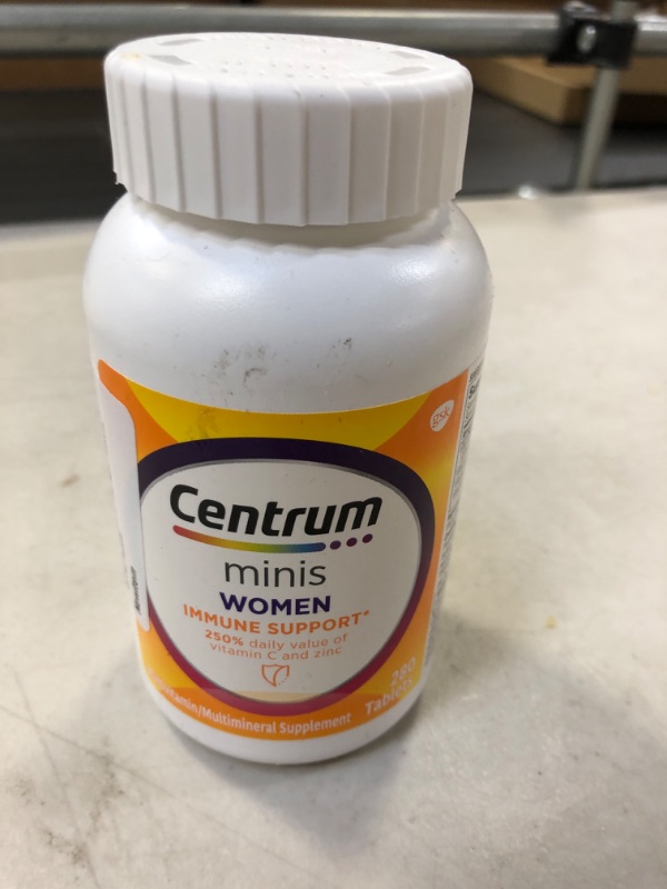Photo 2 of Centrum Minis Women's Daily Multivitamin For Immune Support With Zinc And Vitamin C, 280 Mini Tablets, 140 Day Supply****exp date 02-2024