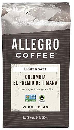 Photo 1 of Allegro Coffee Coffee Colombia El Premio De Timana Whole Bean 12 Ounce----exp date 04-2023