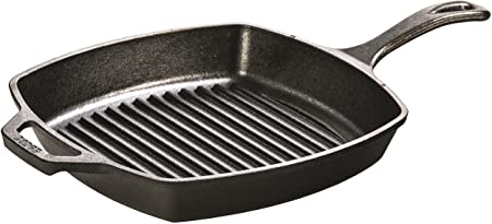 Photo 1 of Lodge Cast Iron Grill Pan, Square, 10.5 Inch
