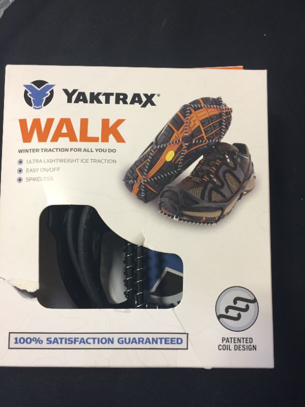 Photo 2 of Yaktrax Walker Traction Cleats for Snow and Ice, Black, Small
