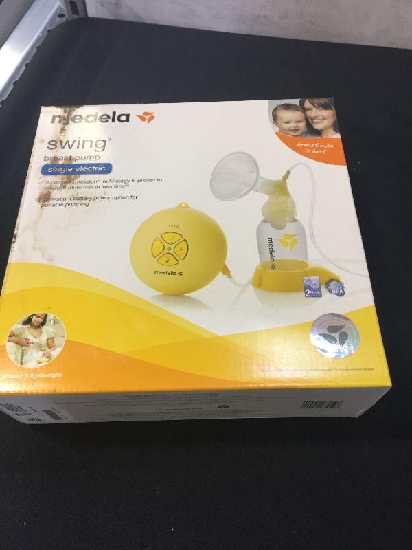 Photo 2 of Medela Swing Single Electric Breast Pump --- BOX DAMAGED, NO DAMAGE TO PRODUCT  *** FACTORY SEALED***
