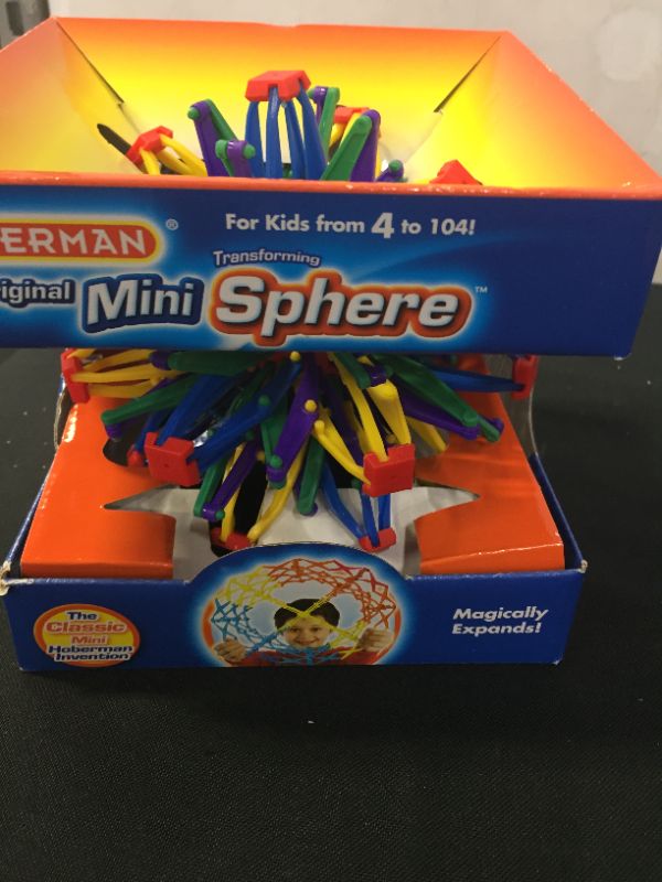 Photo 2 of Mini Hoberman Rainbow Sphere
