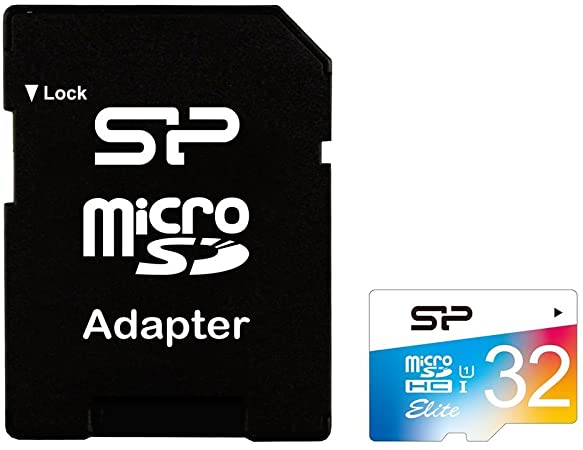 Photo 1 of Silicon Power 32GB Up to 85MB/S Microsdhc UHS-1 Class10, Elite Flash Memory Card with Adaptor (SP032GBSTHBU1V20AE)
