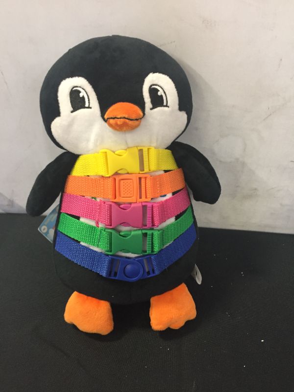 Photo 2 of Buckle Toy - Blizzard Penguin Stuffed Animal - Montessori Learning Activity Toy - Develop Motor Skills and Problem Solving - Counting and Color Recognition
