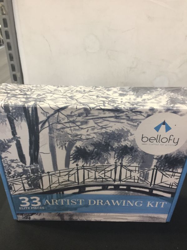 Photo 3 of Bellofy Drawing Kit Artists Supplies for Adults, Teens, Kids | Artists Drawing Sets | Graphite Art Pencils for Drawing and Shading | Sketchbook Drawing Supplies | 33 Piece Professional Sketch Set Pad --- FACTORY SEALED 
