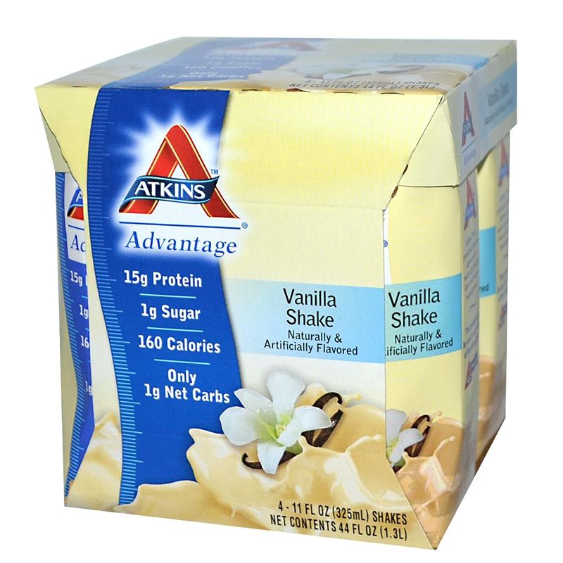 Photo 1 of Atkins Advantage RTD Shake French Vanilla - 4 Shakes EXP 1/4/22
