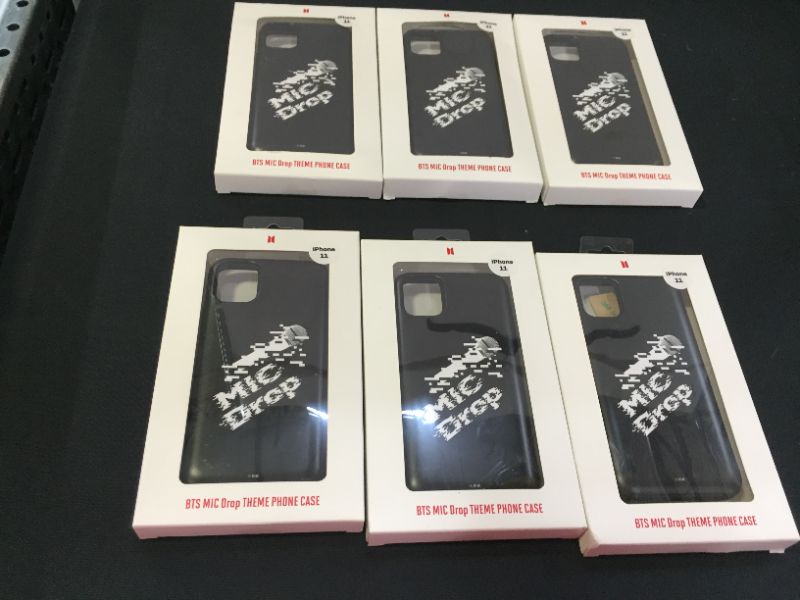 Photo 1 of BTS MIC DROP PHONE CASES FOR IPHONE 11 
6 PACK