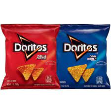 Photo 1 of 40 ct doritos nacho cheese and cool ranch 1 oz bags exp jan 2022