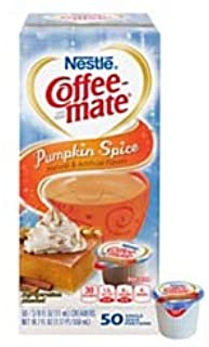 Photo 1 of Nestle 75520 Liquid Coffee Creamer, Pumpkin Spice, 3/8 Oz (11ml)Mini Cups, 50/box
EXP APRIL 2022