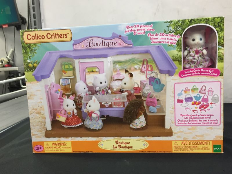 Photo 2 of Calico Critters Boutique Playset with Cecilia Persian Cat
FACTORY SEALED BRAND NEW