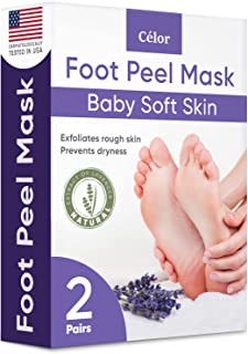 Photo 1 of ??Foot Peel Mask (2 Pairs) - Foot Mask for Baby soft skin - Remove Dead Skin | Foot Spa Foot Care for women Peel Mask with Lavender and Aloe Vera Gel for Men and Women Feet Peeling Mask Exfoliating
2 Pair (Pack of 1)