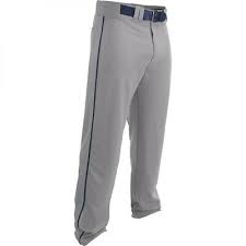 Photo 1 of Easton Youth Rival 2 Piped Baseball Pant GRAY | NAVY YTH SM