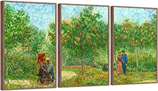 Photo 1 of FULL HOUSE Framed Canvas Wall Art of Van Gogh Oil Paintings - Garden with Courting Couples - Impressionism Aesthetic Canvas Prints Wall Paintings for Living Room Bedroom Office Home, 3 Panels
FACTORY SEALED 