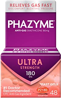 Photo 1 of Phazyme Ultra Strength Gas & Bloating Relief, Works in Minutes, 48 Fast Gels
48 Count (Pack of 1)  EXP SEPT 2022