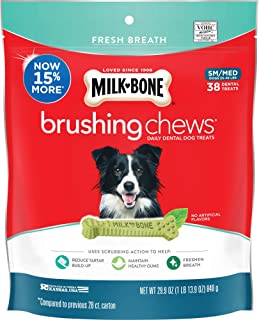 Photo 1 of Milk-Bone Fresh Breath Brushing Chews Daily Dental Dog Treats EXP FEB 2023