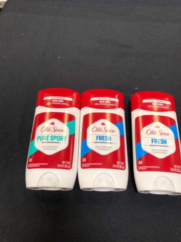 Photo 1 of 3 pack old spice - pure sport, fresh ( 3.0oz ) 
