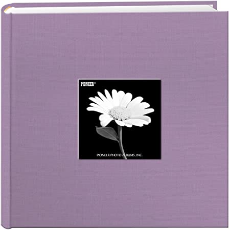 Photo 1 of  Pioneer 200 Pocket Fabric Frame Cover Photo Album, Misty Lilac