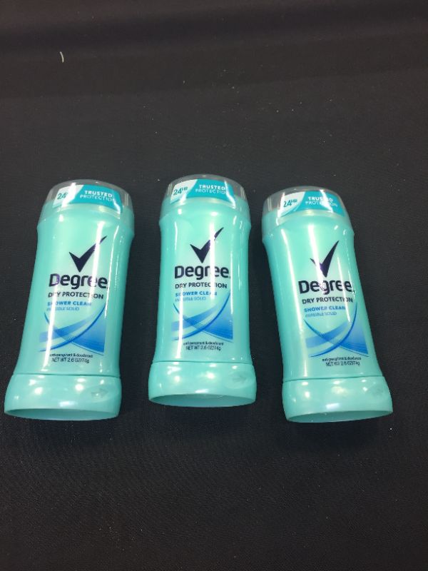 Photo 2 of  Degree Women Anti-Perspirant Deodorant Invisible Solid Shower Clean 2.60 oz ( 3 pack ) 