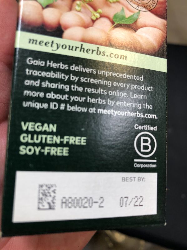Photo 1 of  Gaia Herbs Turmeric Supreme Immune Vegetarian Liquid Phyto-Caps, 20 Ct exp- 07/2022