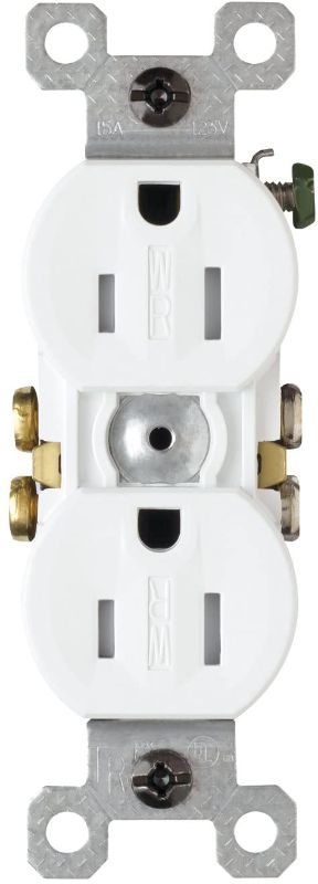 Photo 1 of 
Legrand-Pass & Seymour 3232TRWRWCC8 Weather Resistant Duplex Receptacle 15-Amp/125-volt, White ( box of 10 ) 