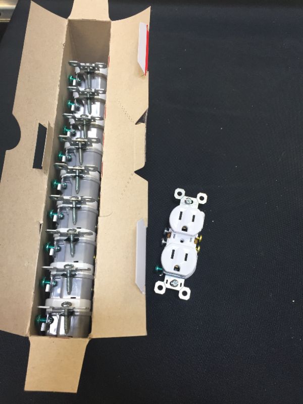 Photo 1 of 
Legrand-Pass & Seymour 3232TRWRWCC8 Weather Resistant Duplex Receptacle 15-Amp/125-volt, White ( box of 10 ) 